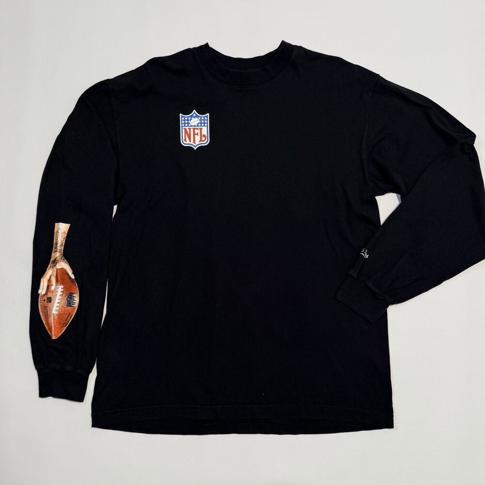 FENTY for Mitchell & Ness NFL S Black Super Bowl LVII Icon Long Sleeve T-Shirt